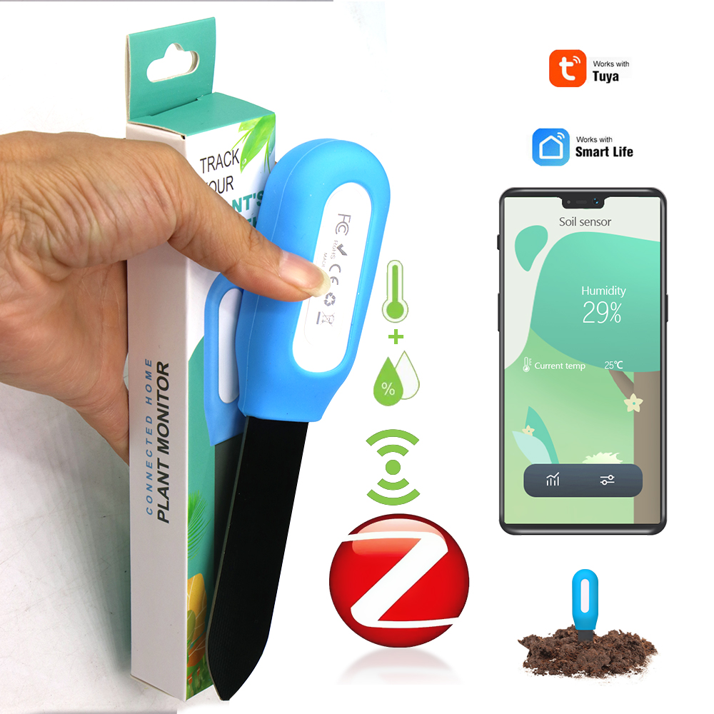 Smart Garden Greenhouse - Sensor inteligente de solo zigbee para