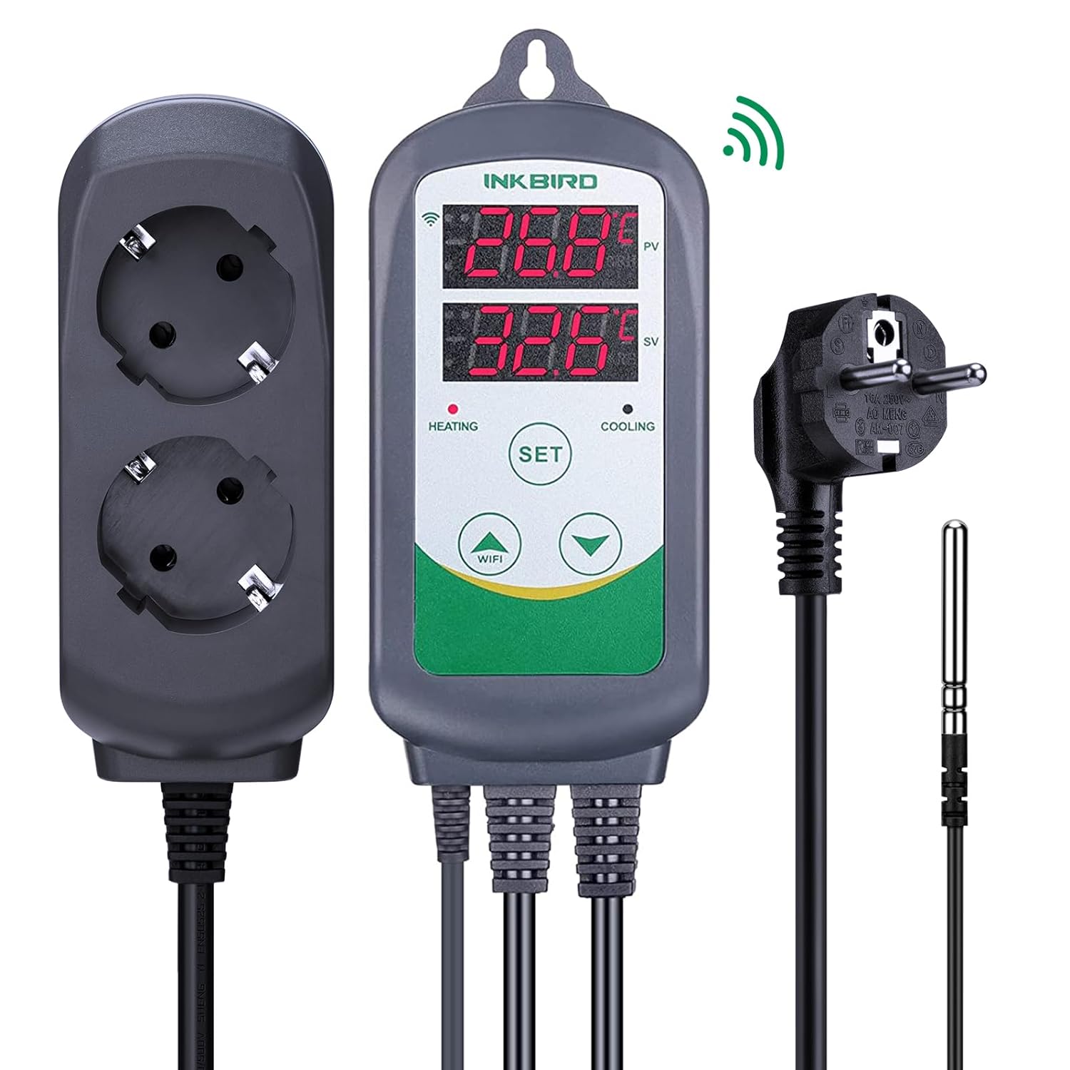 Smart Garden Greenhouse - Inkbird ITC-308-WiFi controlador de temperatura digital