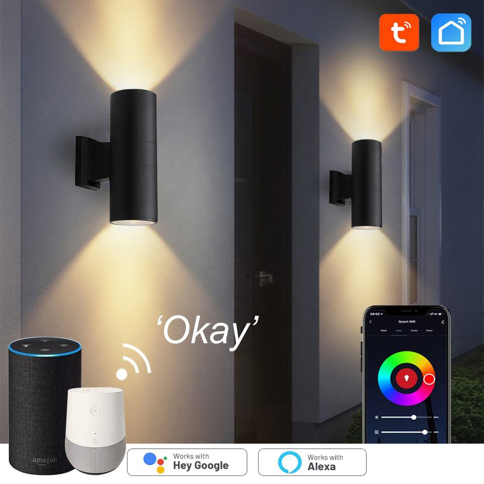 Smart Zigbee Garden Light - Luz de Parede Externa Inteligente ZigBee/WiFi