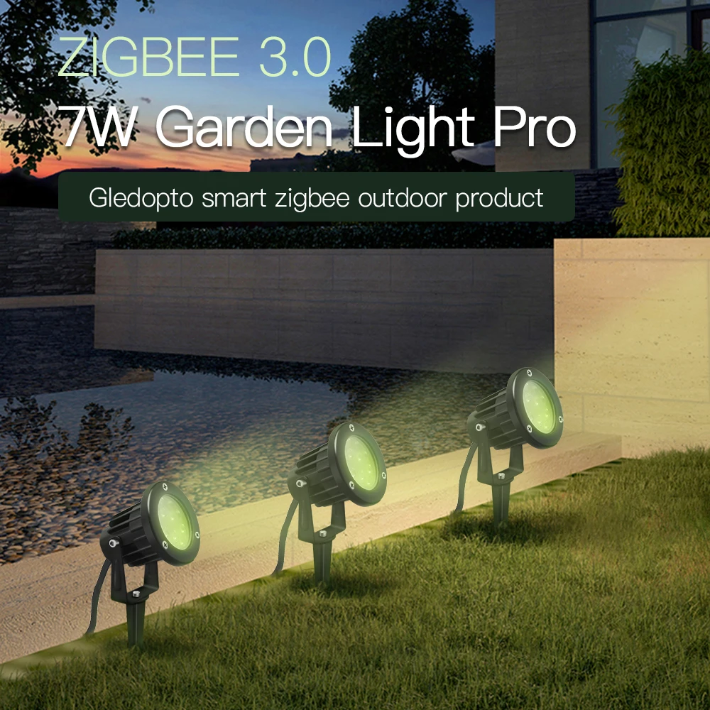 Smart Zigbee Garden Light - Gledopto zigbee 3.0 inteligente ao ar