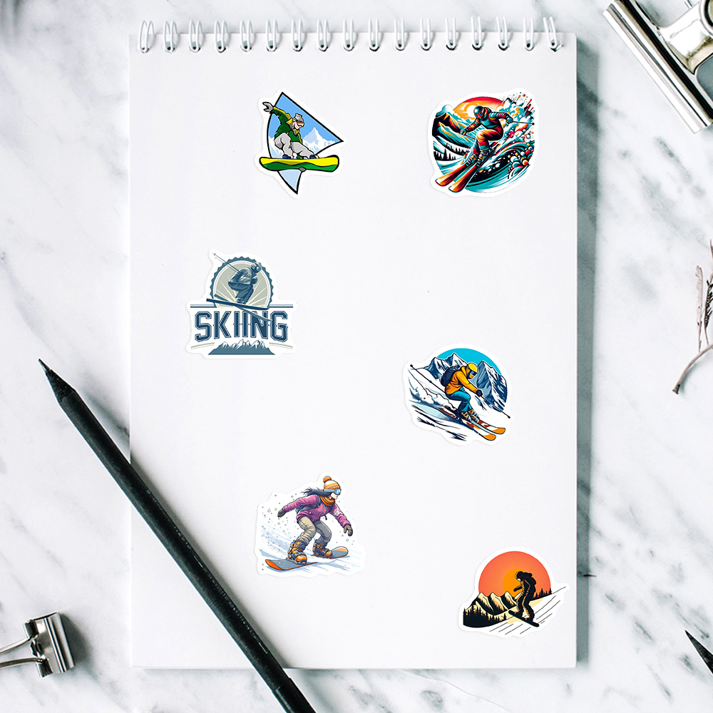 Adesivos de Esqui de Inverno D - Garden Journal Planner avaliação e preço