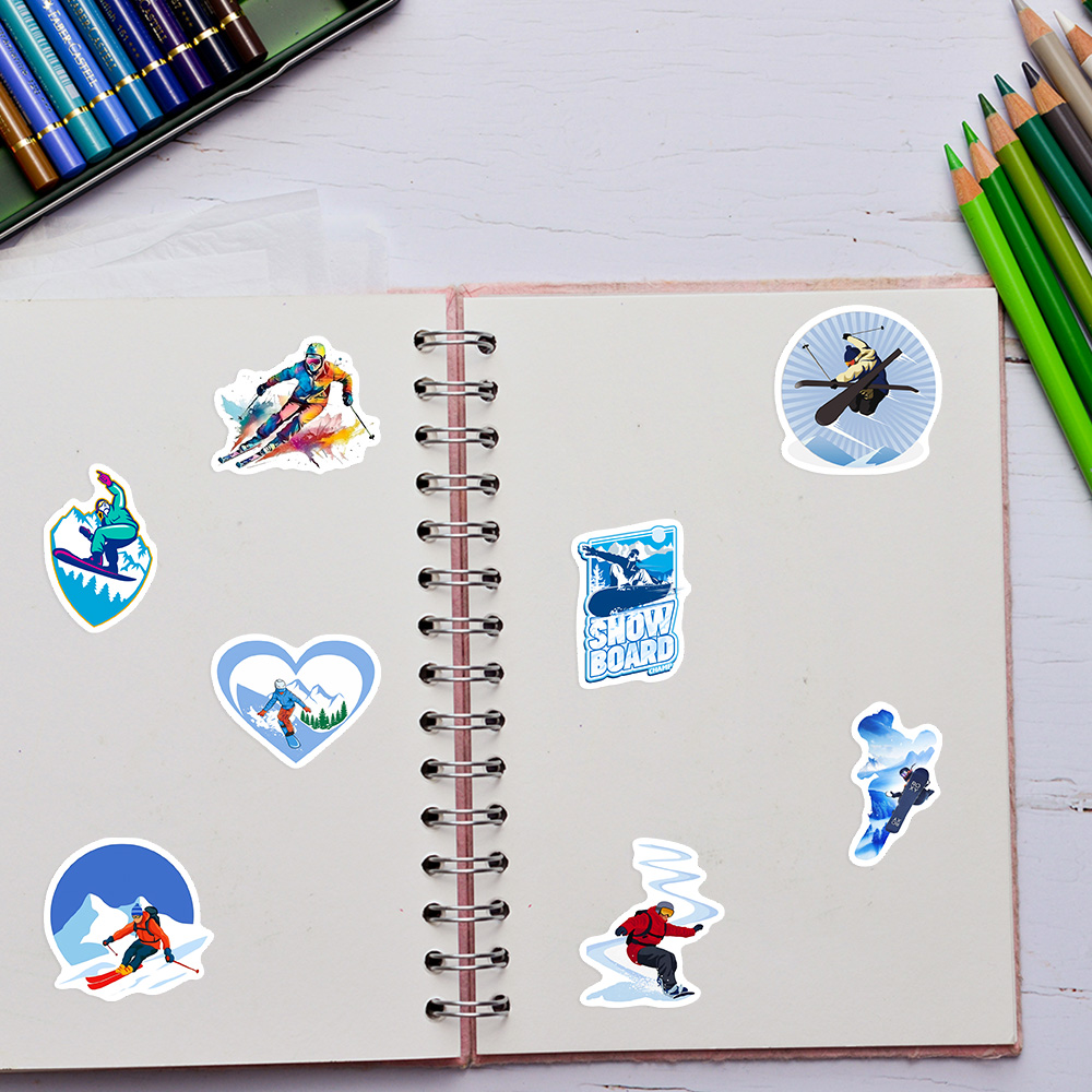 Adesivos de Esqui de Inverno D - Garden Journal Planner avaliação e preço