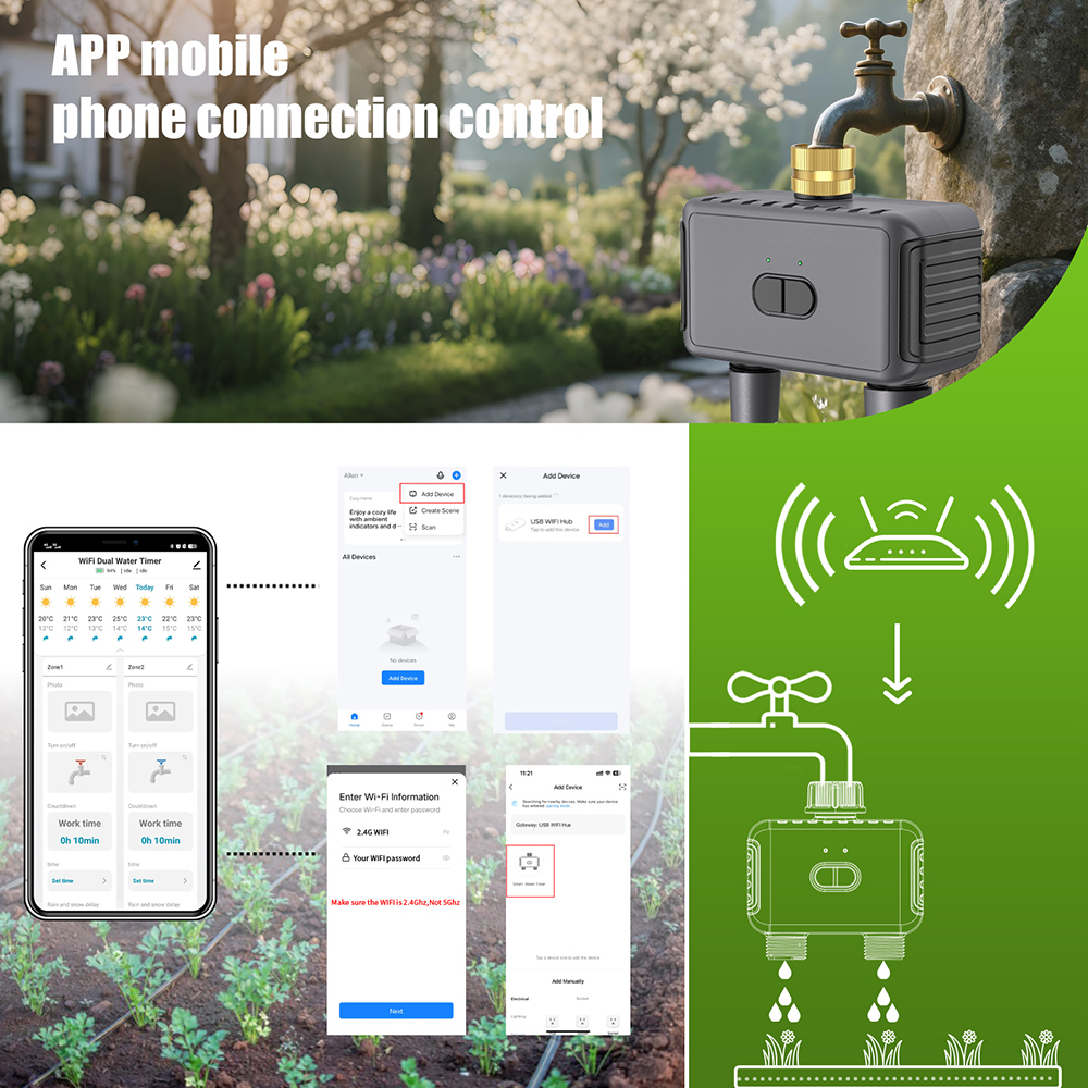 Tuya wi fi temporizador de águ - Smart Garden Sphagnum Moss avaliação e preço
