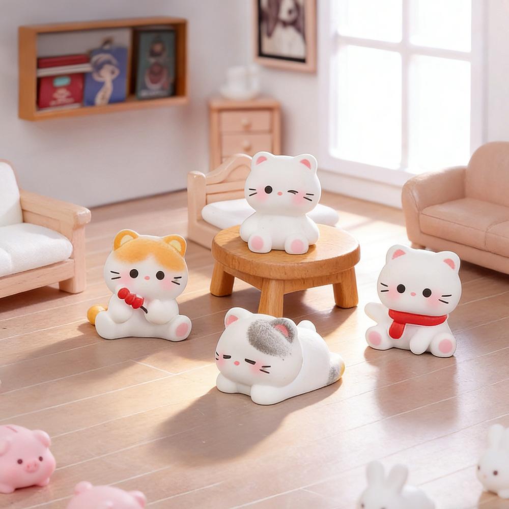 6 Peças de Figurinhas de Gato  - Smart Garden Diy avaliação e preço