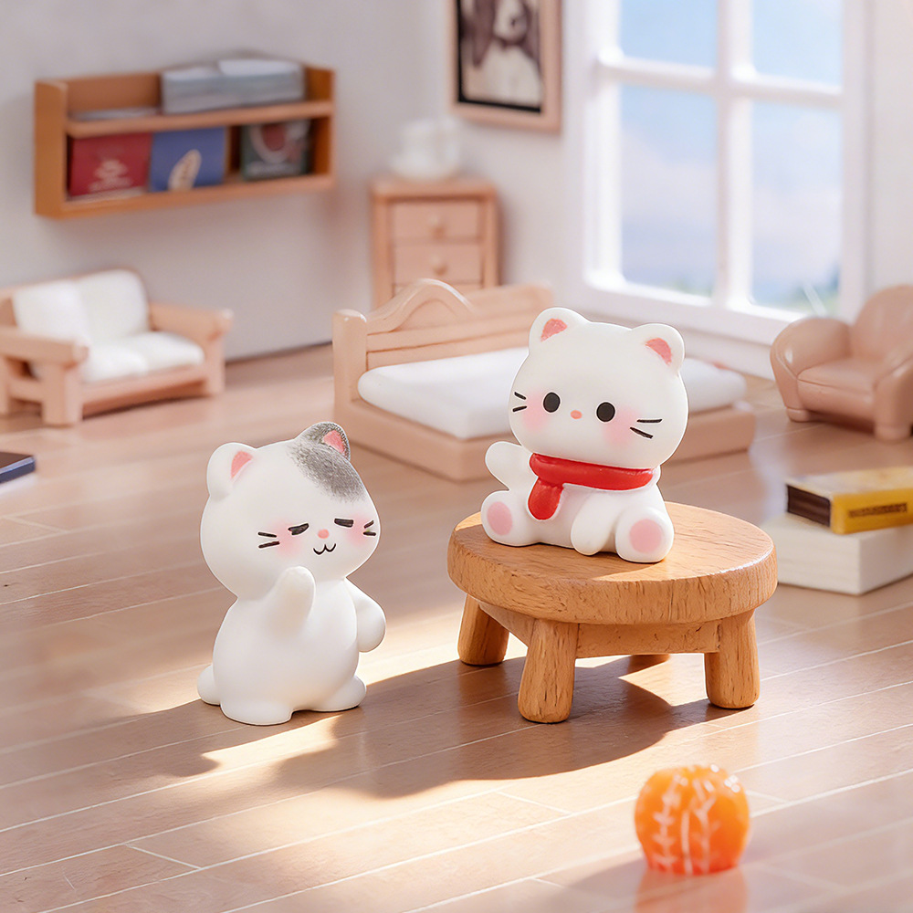 6 Peças de Figurinhas de Gato  - Smart Garden Diy avaliação e preço