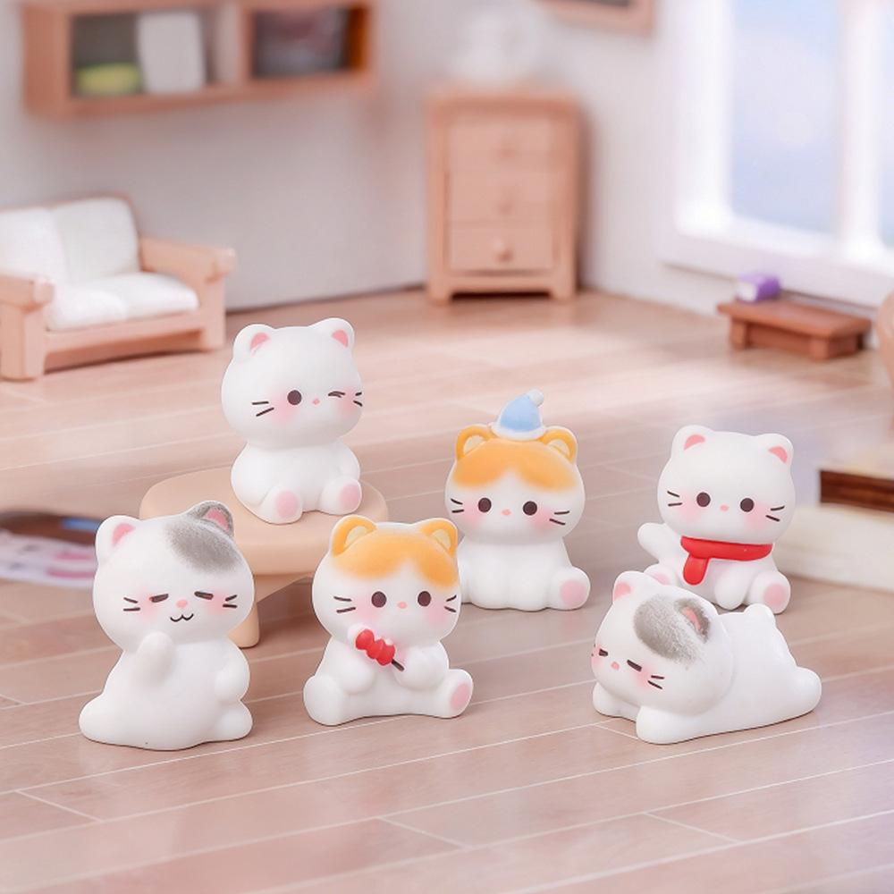 6 Peças de Figurinhas de Gato  - Smart Garden Diy avaliação e preço