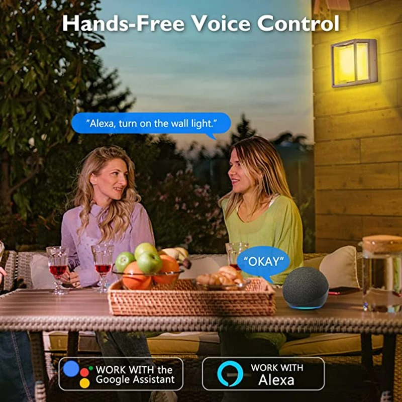 Luz de parede inteligente Tuya - Smart Zigbee Garden Light avaliação e preço