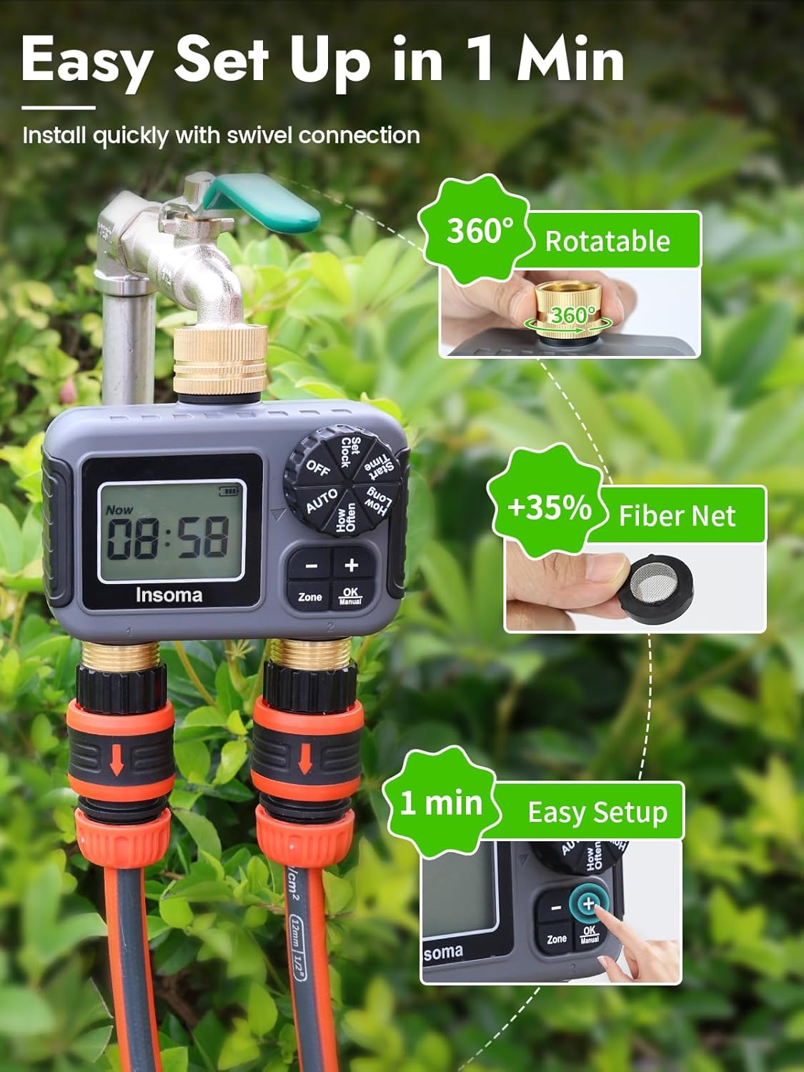 Sistema de irrigação inteligen - Smart Garden Sphagnum Moss avaliação e preço