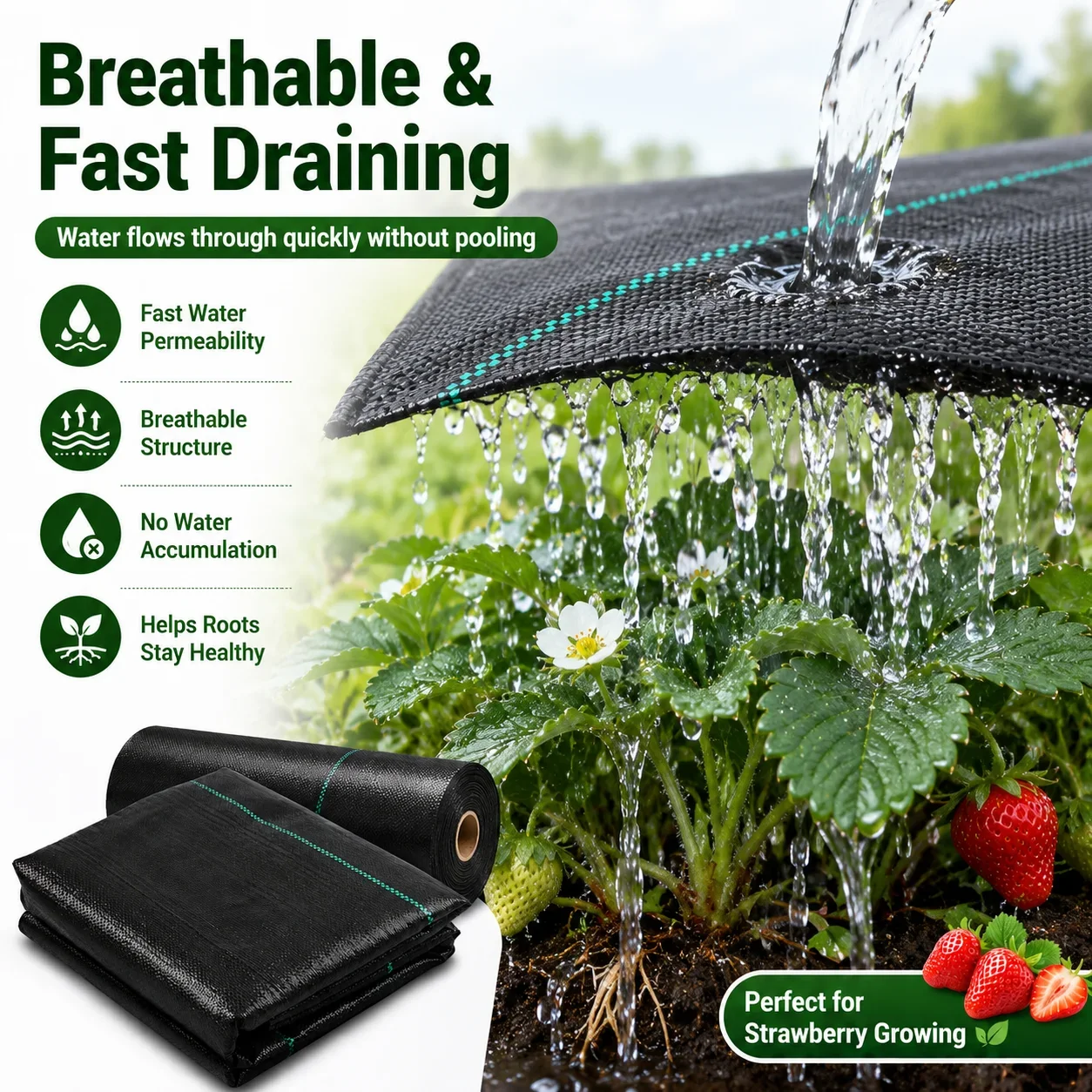 Tecido Geotêxtil Permeável à Á - Smart Garden Greenhouse avaliação e preço
