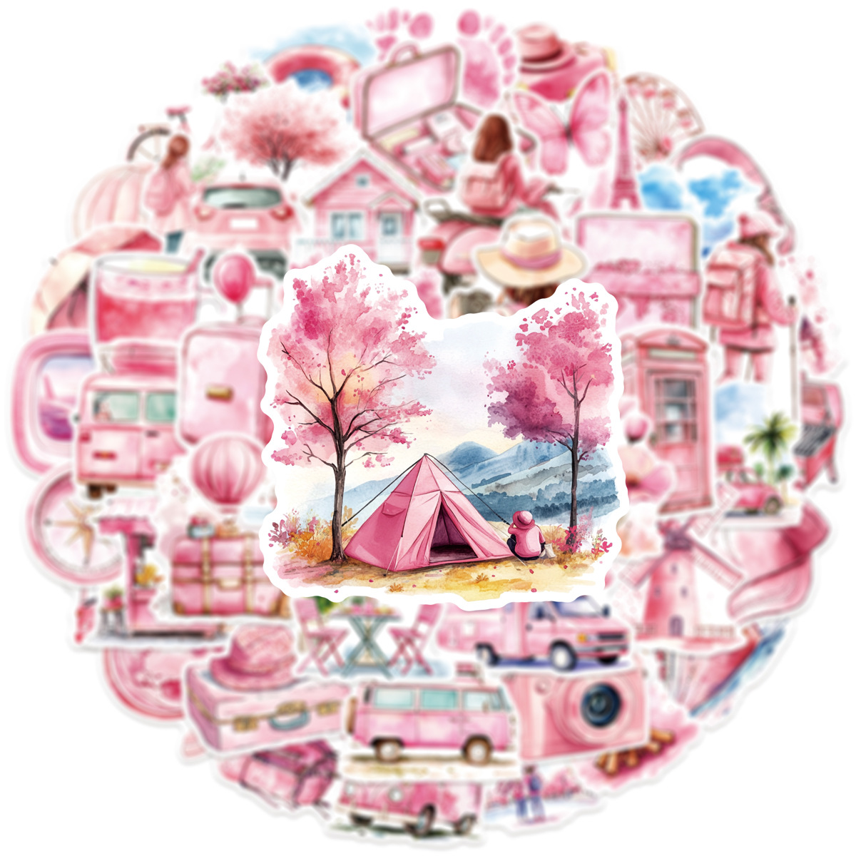 50-100 PCS Adesivos Decorativo - Garden Journal Planner avaliação e preço