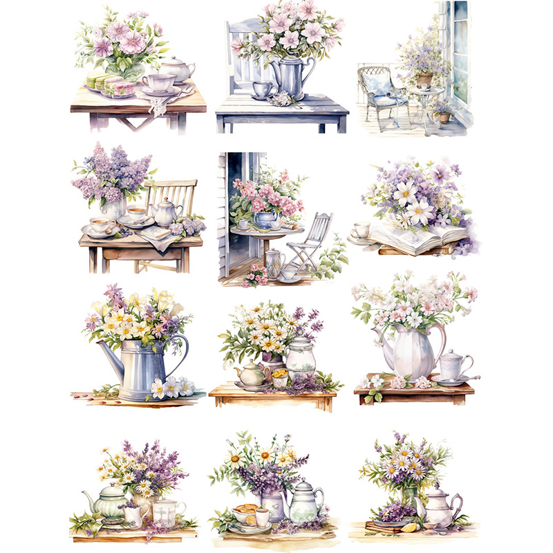 12 unidades/pacote jardim chá  - Garden Journal Planner avaliação e preço