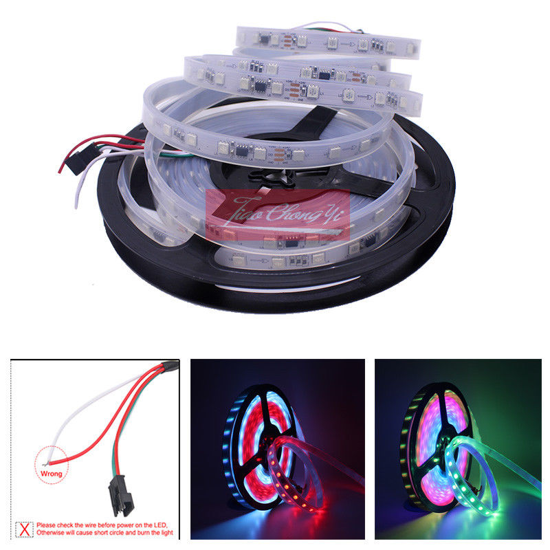 Fita de LED RGB 5050 WS2811 IC - Smart Garden Diy avaliação e preço