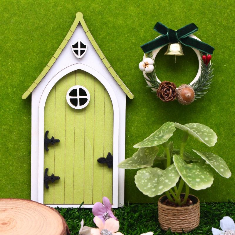 Casa de bonecas mini porta de  - Smart Garden Diy avaliação e preço