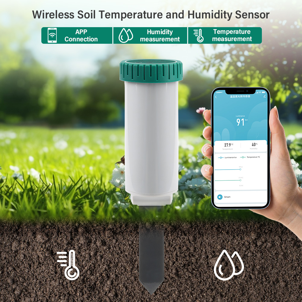 Yieryi tuya zigbee sensor de s - Smart Zigbee Garden Light avaliação e preço