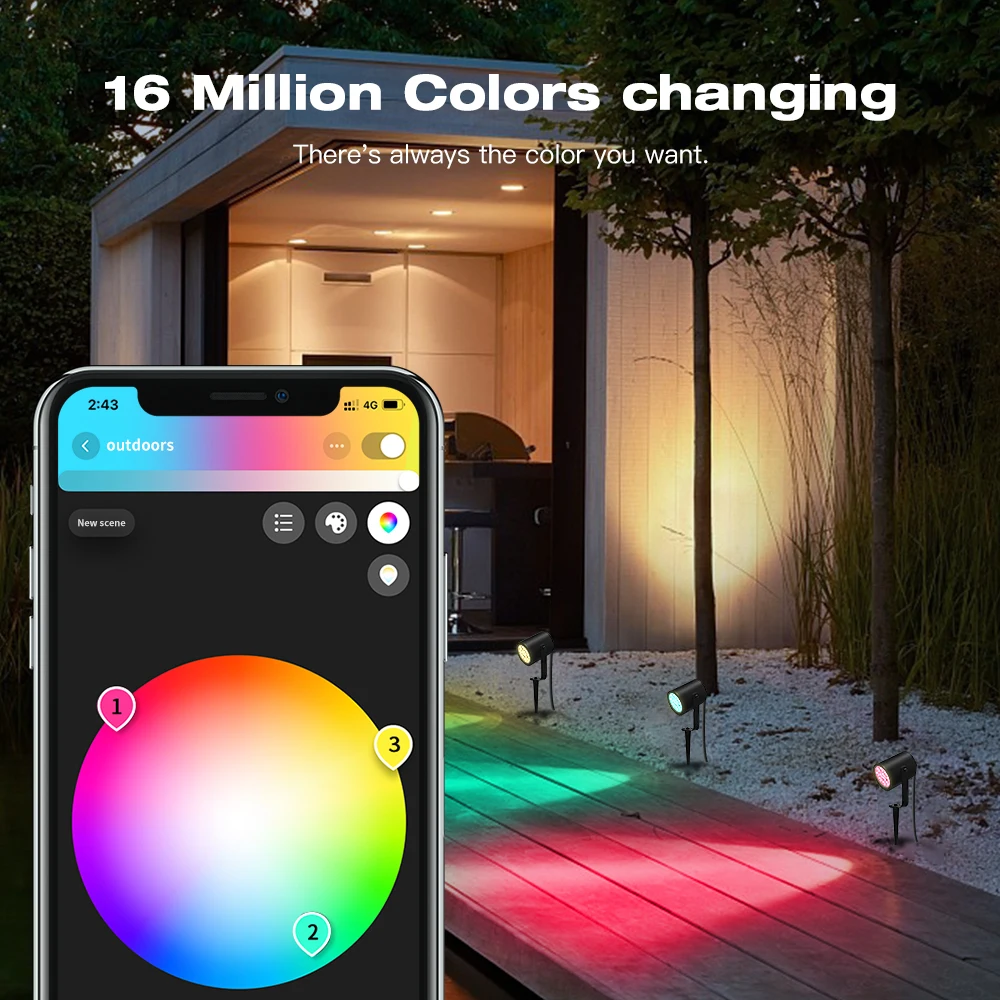 Luz de Parede LED Inteligente  - Smart Zigbee Garden Light avaliação e preço