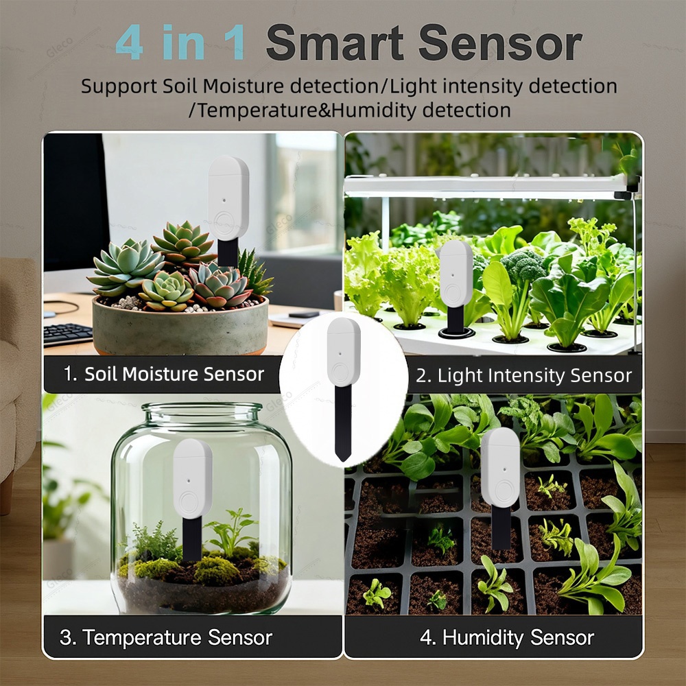 Sensor de Umidade do Solo 4 em - Smart Zigbee Garden Light avaliação e preço
