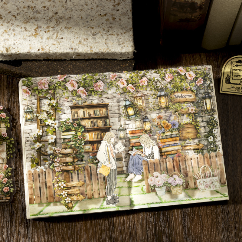 20 pçs/lote Kawaii Papelaria A - Garden Journal Planner avaliação e preço