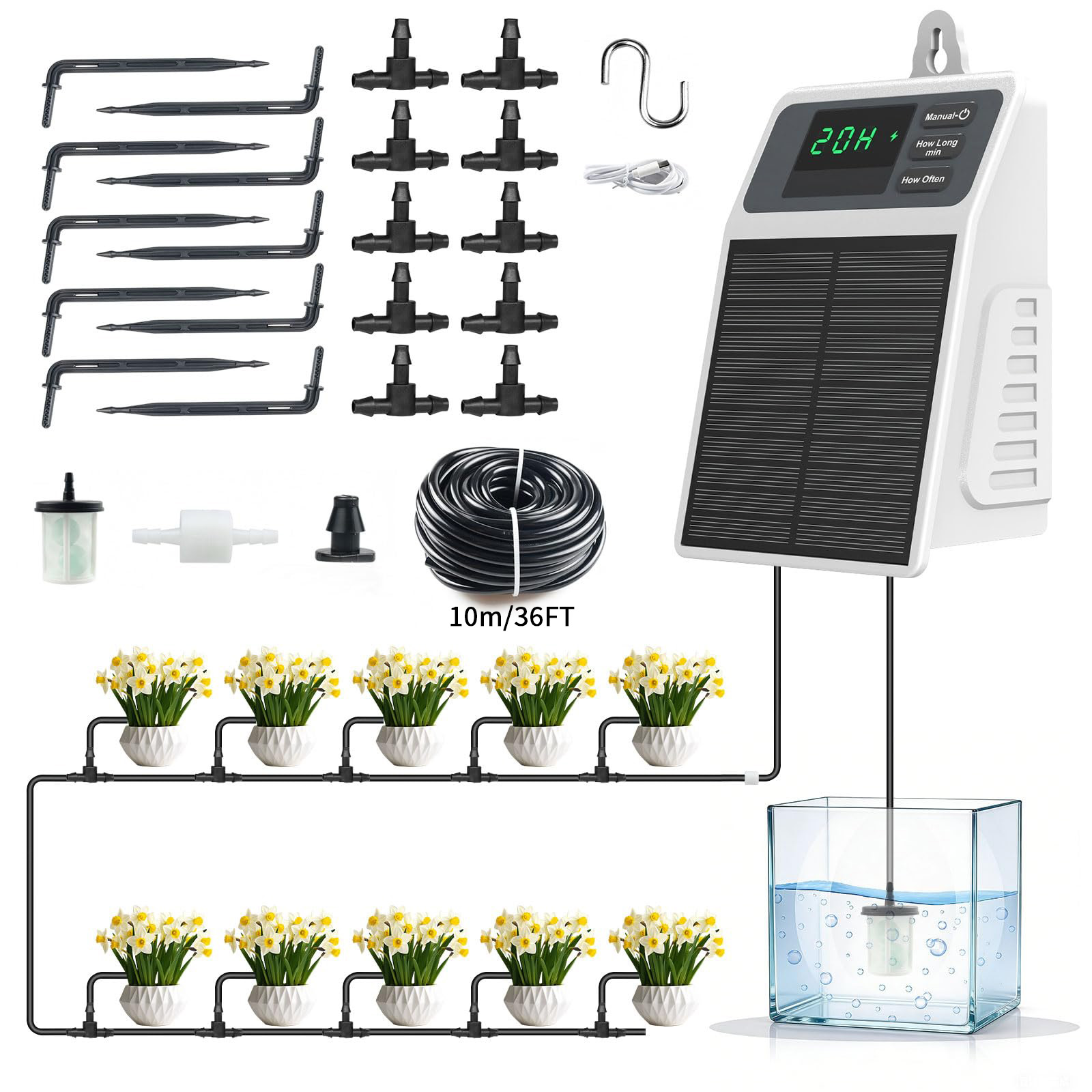 Sistema de Irrigação Solar Aut - Smart Garden Auk avaliação e preço