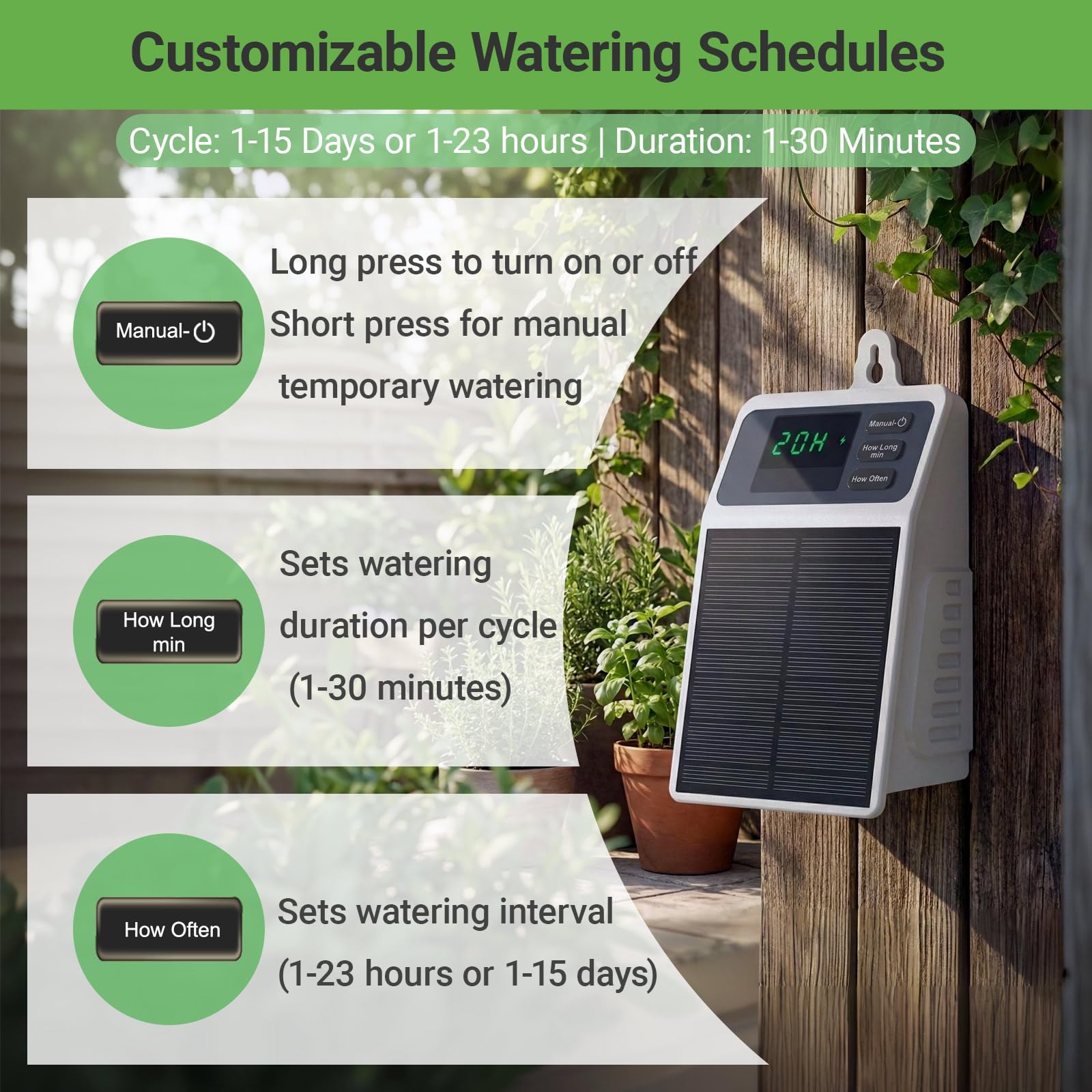 Sistema de Irrigação Solar Aut - Smart Garden Auk avaliação e preço