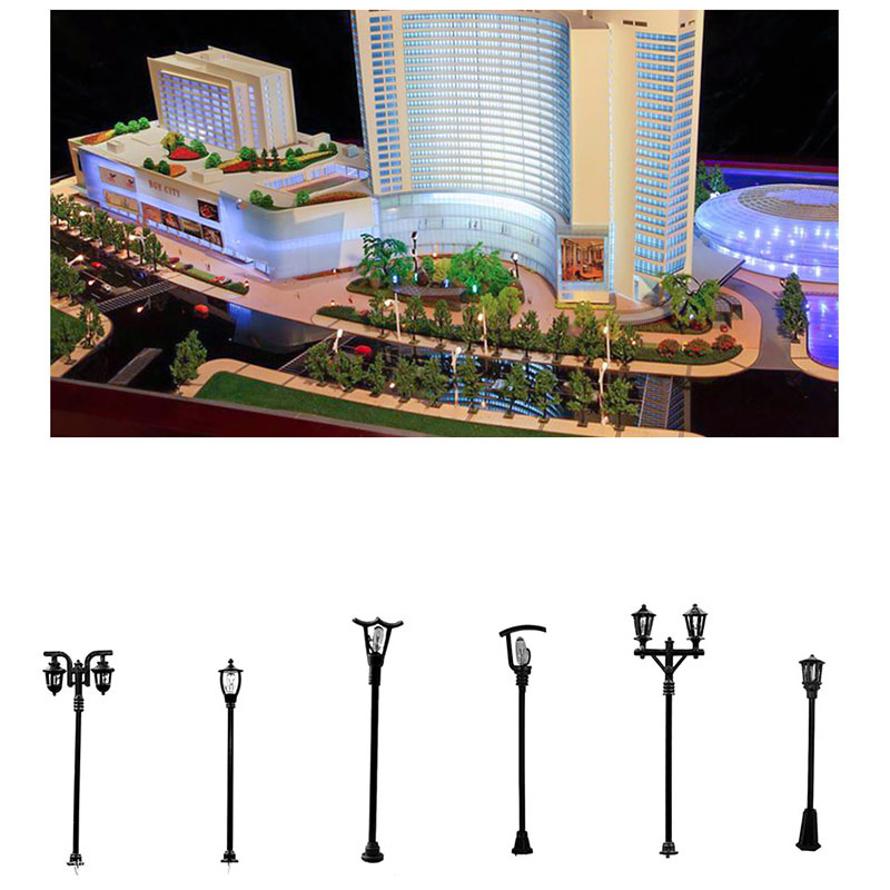 4 pçs miniaturas luz de estrad - Smart Garden Diy avaliação e preço