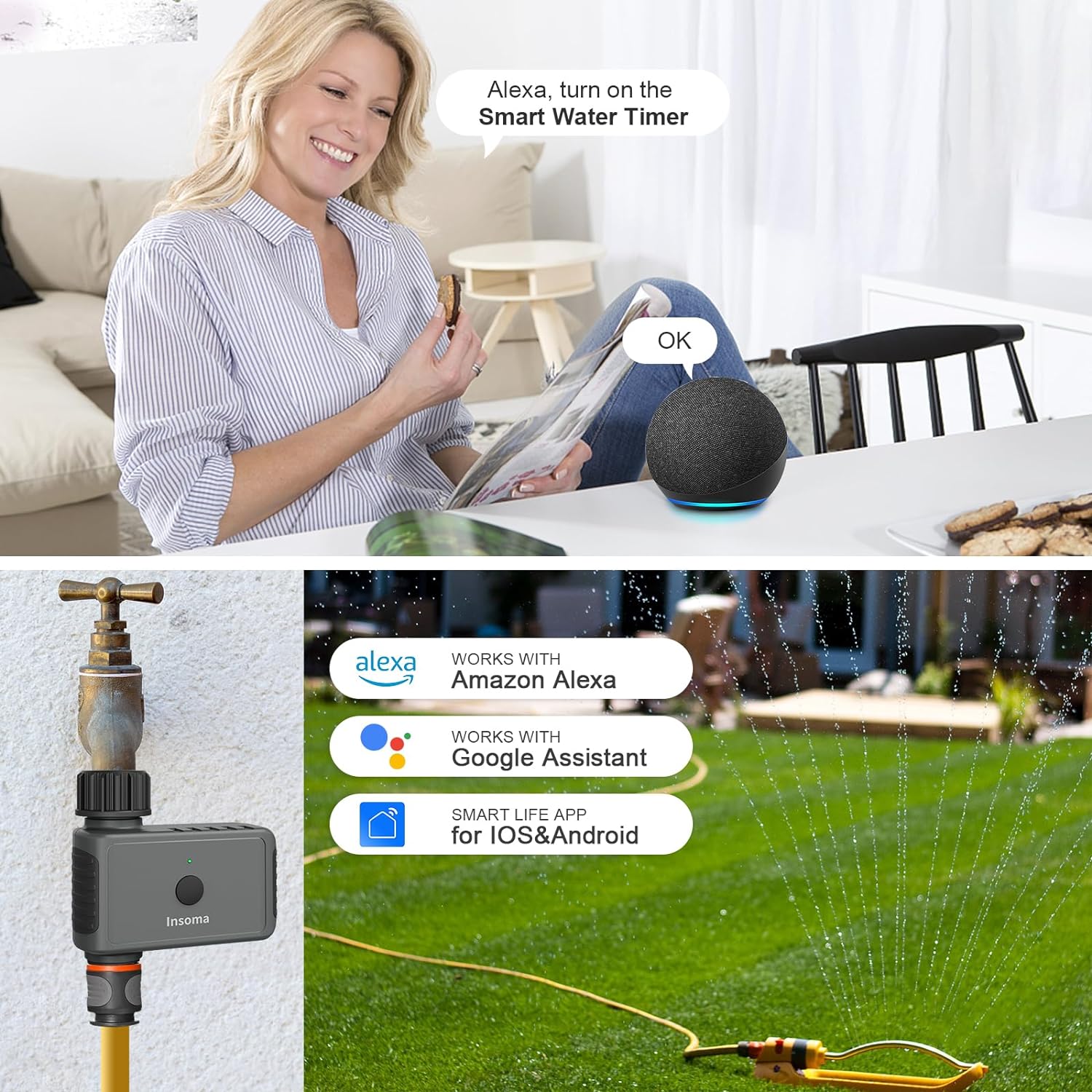 Insoma wi fi automático polvil - Smart Garden Sphagnum Moss avaliação e preço