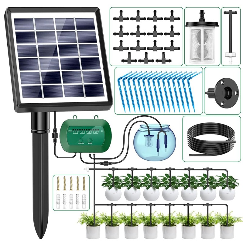 Kit de irrigação solar intelig - Smart Garden Greenhouse avaliação e preço