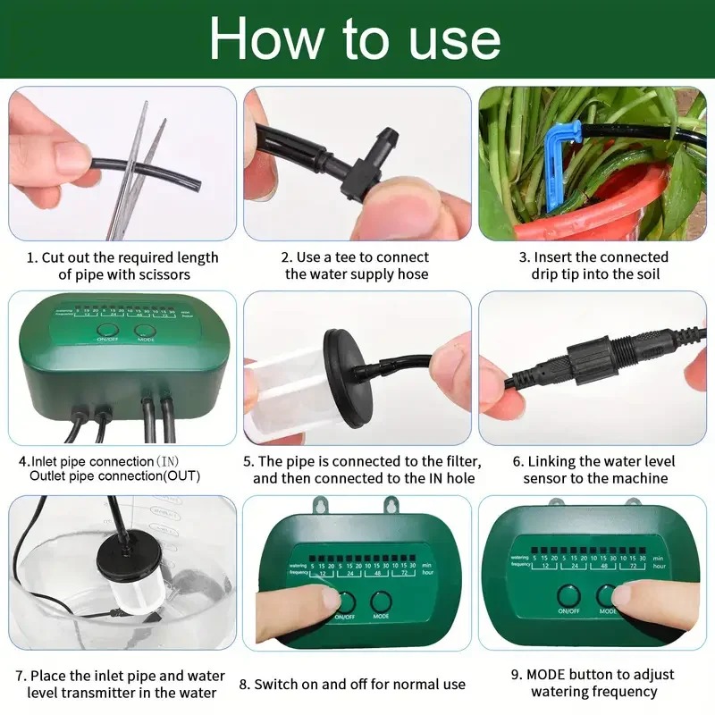 Kit de irrigação solar intelig - Smart Garden Greenhouse avaliação e preço