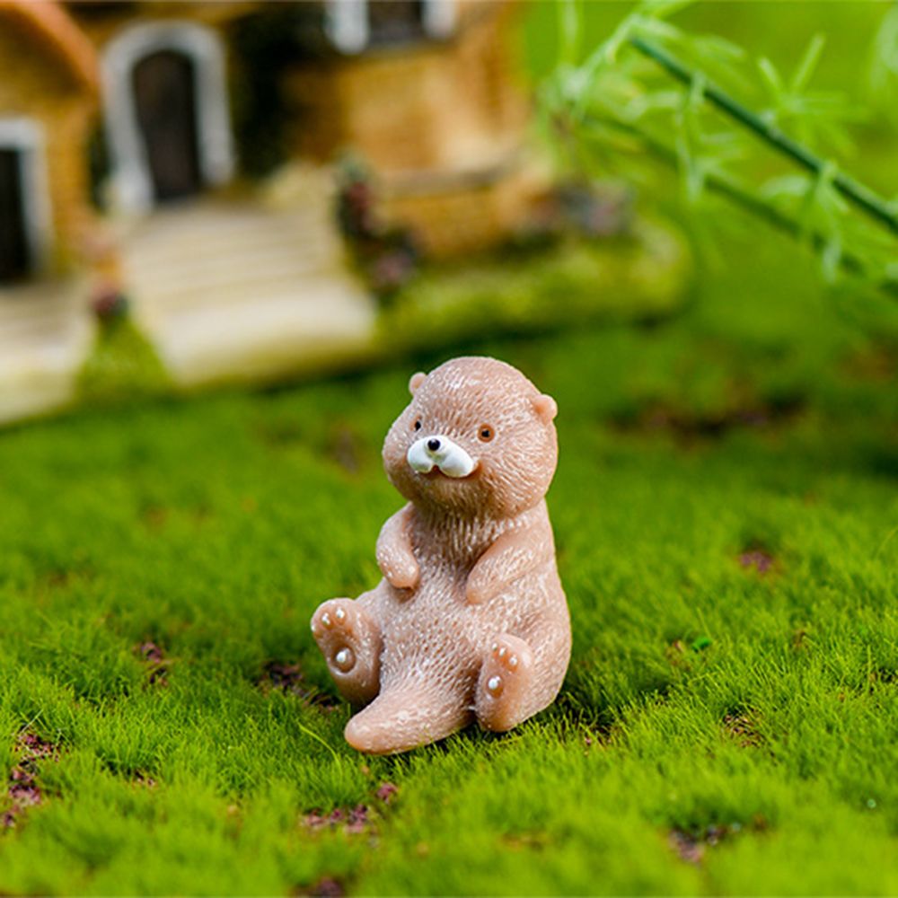 Mini estatueta lontras para de - Smart Garden Diy avaliação e preço