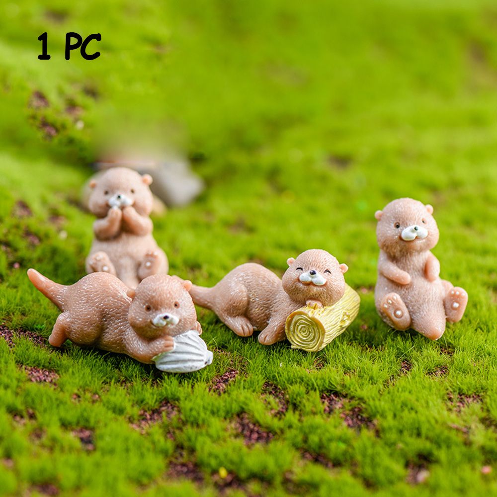 Mini estatueta lontras para de - Smart Garden Diy avaliação e preço