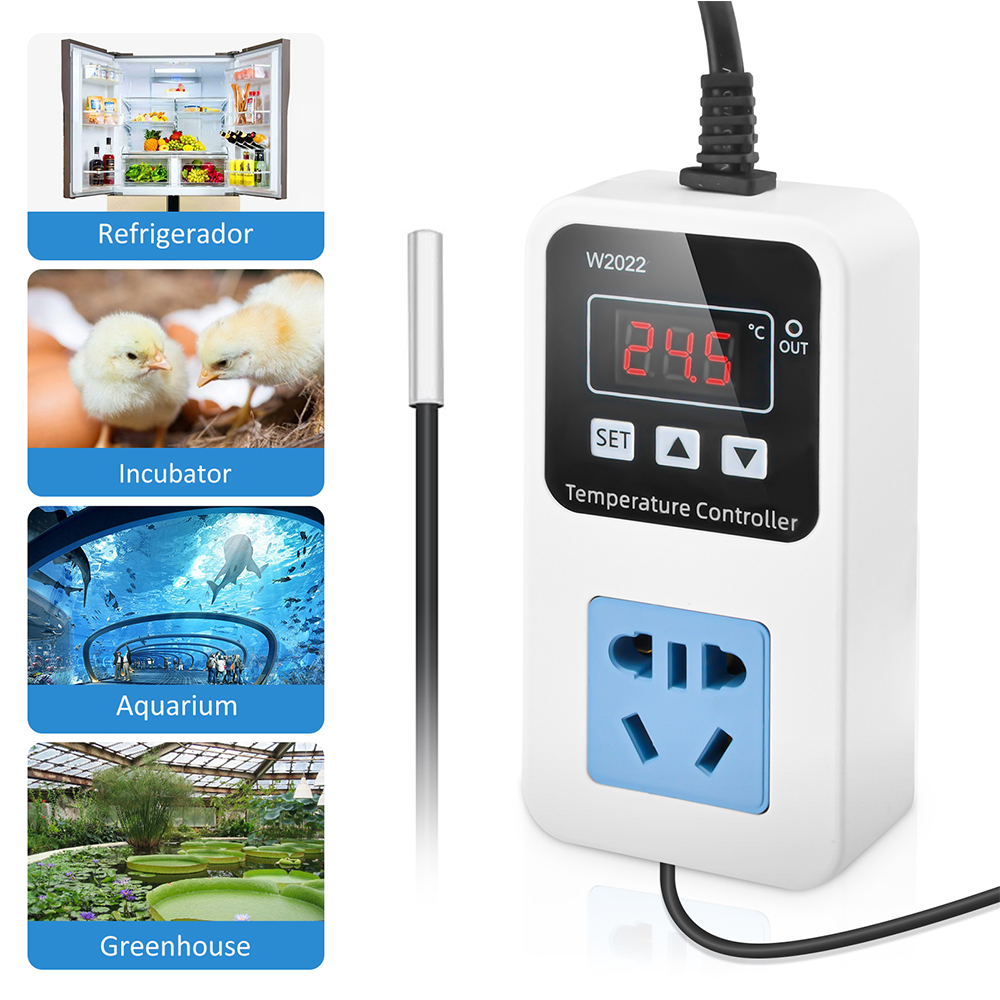 W2022 controlador de temperatu - Smart Garden Greenhouse avaliação e preço