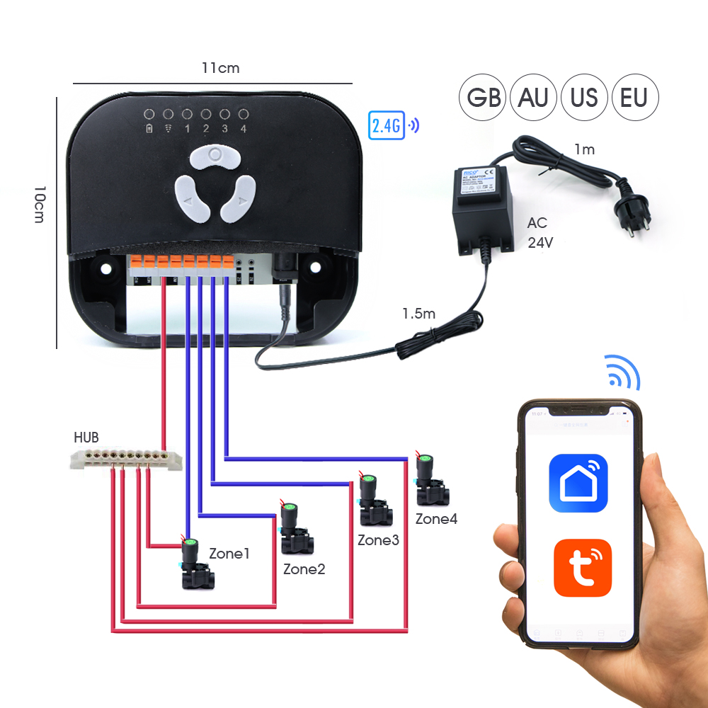 Controlador de válvula solenói - Smart Garden Greenhouse avaliação e preço